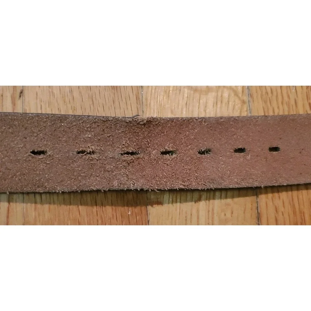 WRANGLER Brown Genuine‎ Leather Western Belt Mens Size 40/100
